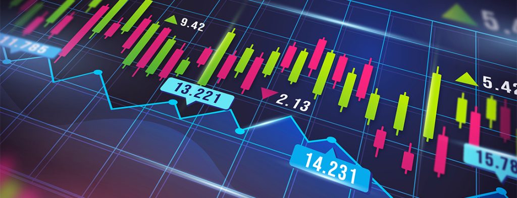 Trading candles and graphs